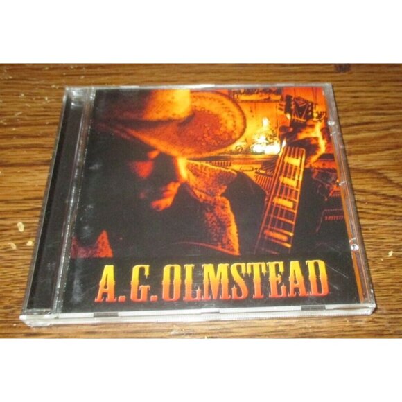 Rare!! A.G. Olmstead (self-titled (CD, 2006) Black cd shaped like a min-record - Picture 1 of 4